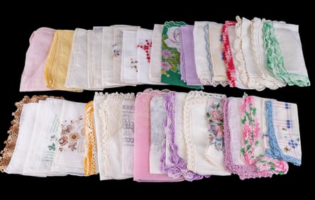 Vintage Ladies' Handkerchiefs