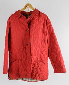 Burberry's Designer Red Coat