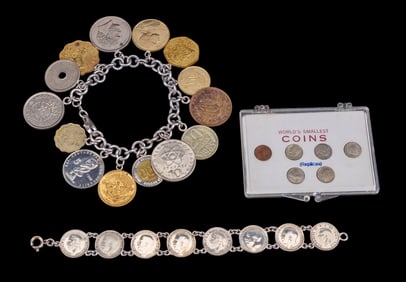 Coin Jewelry and Miniature Coin Set