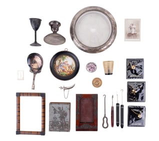 Sterling Silver and Vintage Dresser Items