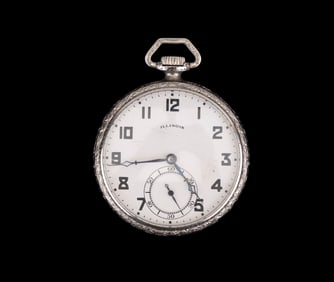 Antique 14K GF Illinois Springfield Pocket Watch
