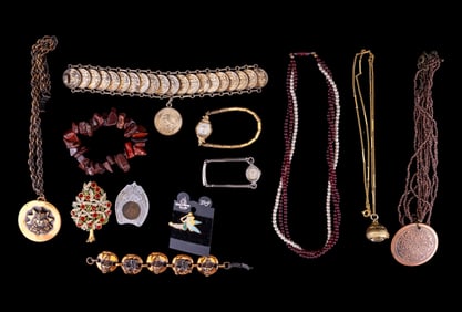 Copper and Vintage Estate Jewelry
