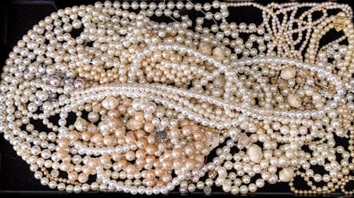 Faux Pearl Necklaces and Bracelets