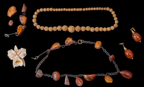 Amber and Natural Material Jewelry