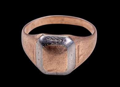 10k Gold Men's Ring w/ White Gold Accents (6.4 g)