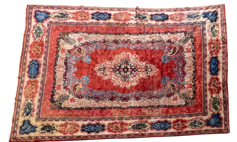 Antique Hand-Made Mahal Rug, Room Size