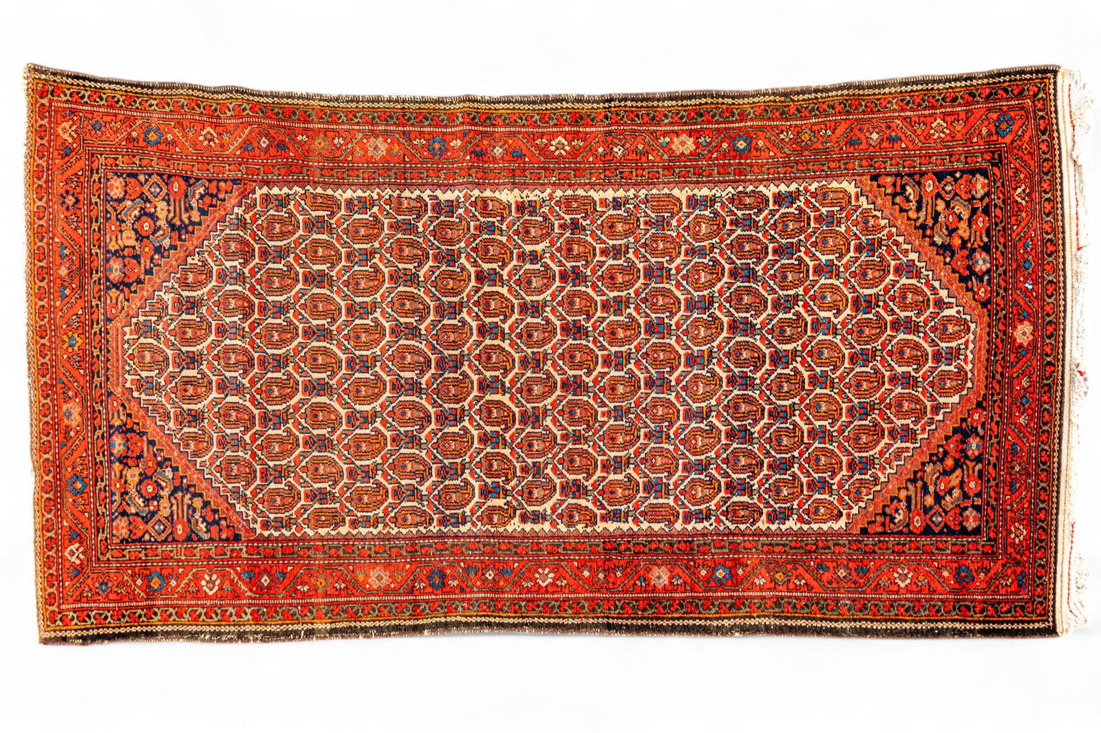 Antique Persian Hand-Made Carpet ~8'L (1 of 7)