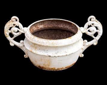 Cast Iron Squat Jardiniere
