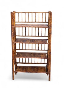 Early Foldable Bamboo Bookshelf