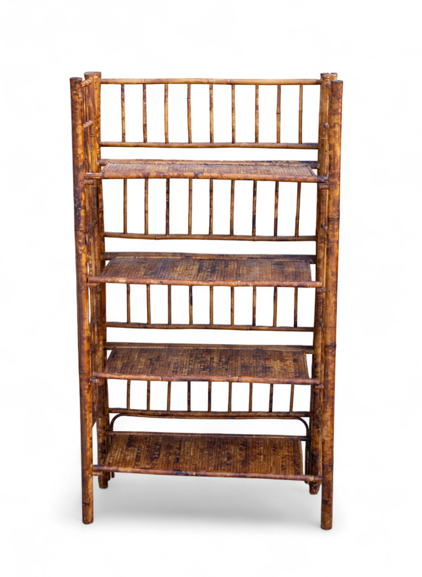 Early Foldable Bamboo Bookshelf (1 of 8)