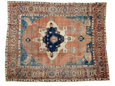 19C Serapi Antique Carpet >11.5'
