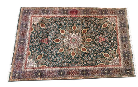 Green Tabriz Carpet