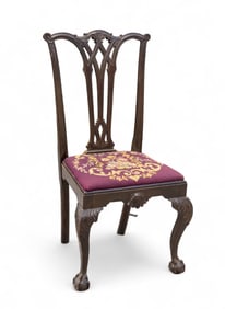 Chippendale-Style Side Chair.