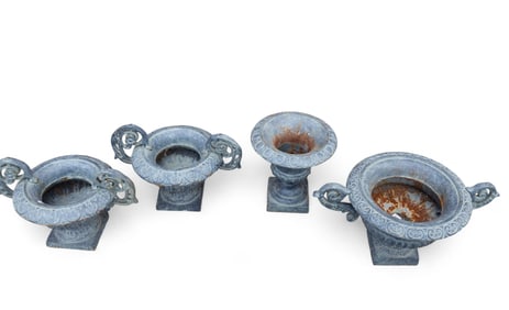 Early Cast Iron Planters