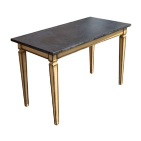 French Painted Slate Top Table