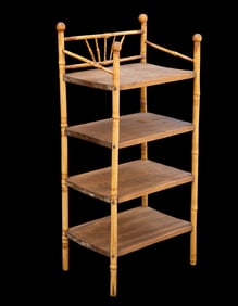 19C Bamboo Bookshelf