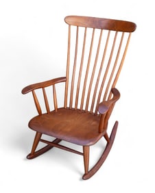 Robert Whitley Signed Hand-Made Rocking Chair