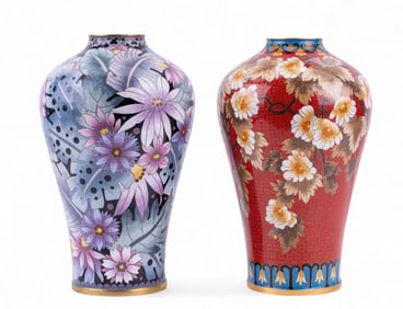 Cloisonne Enamel Vases