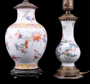 Chinese Porcelain Vase Lamps