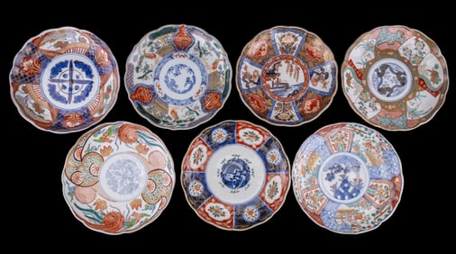 Old Japanese Imari Plates (7)