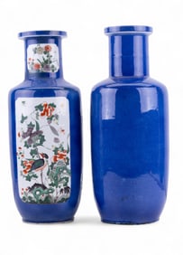 Chinese Famille Verte Vases (2)