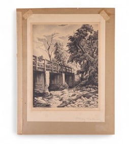 Jackson Lee Nesbitt (Am 1913-2008) Etching