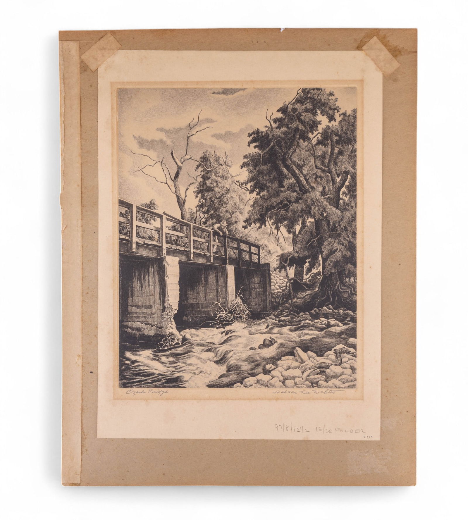 Jackson Lee Nesbitt (Am 1913-2008) Etching (1 of 7)