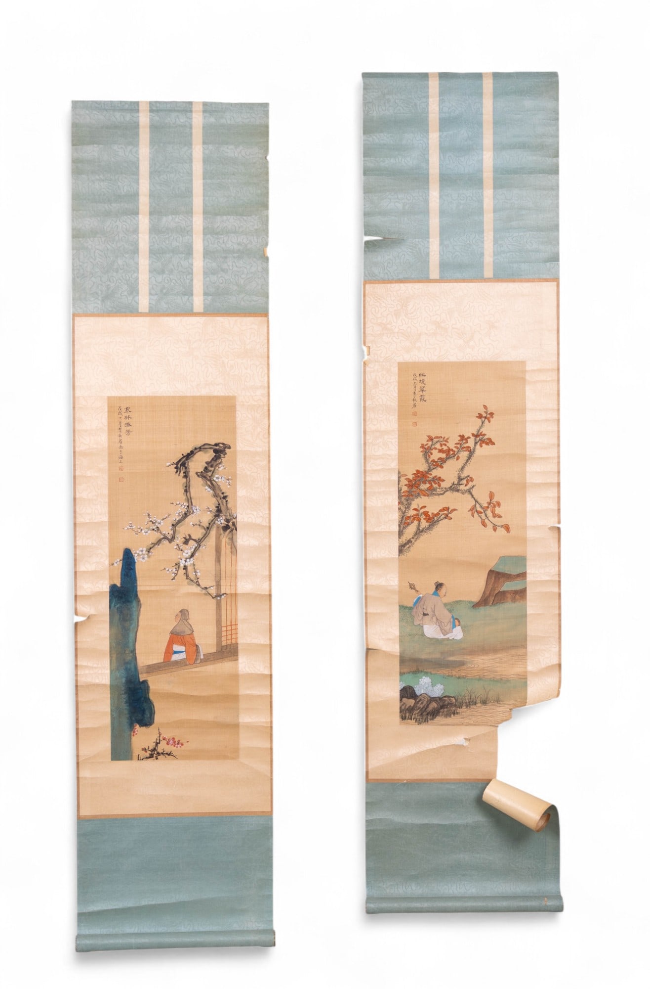 Hand Painted Japanese Silk Scrolls (2) (1 of 18)