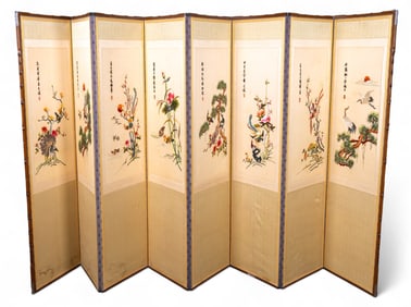 Japanese 8-Panel Room Divider