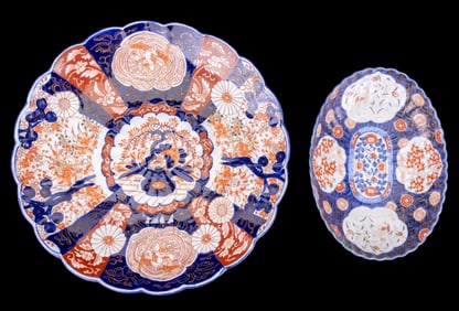 Japanese Imari Porcelain (2Pcs.)