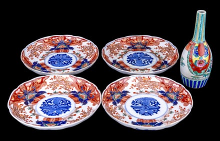 Japanese Imari Dishes (5 Pcs)