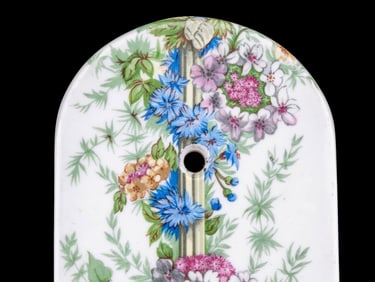 Porcelaine de Paris Floral Wall Sconces