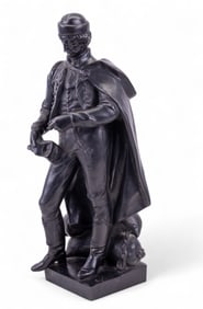 Cast Iron Figural Merchant Statue