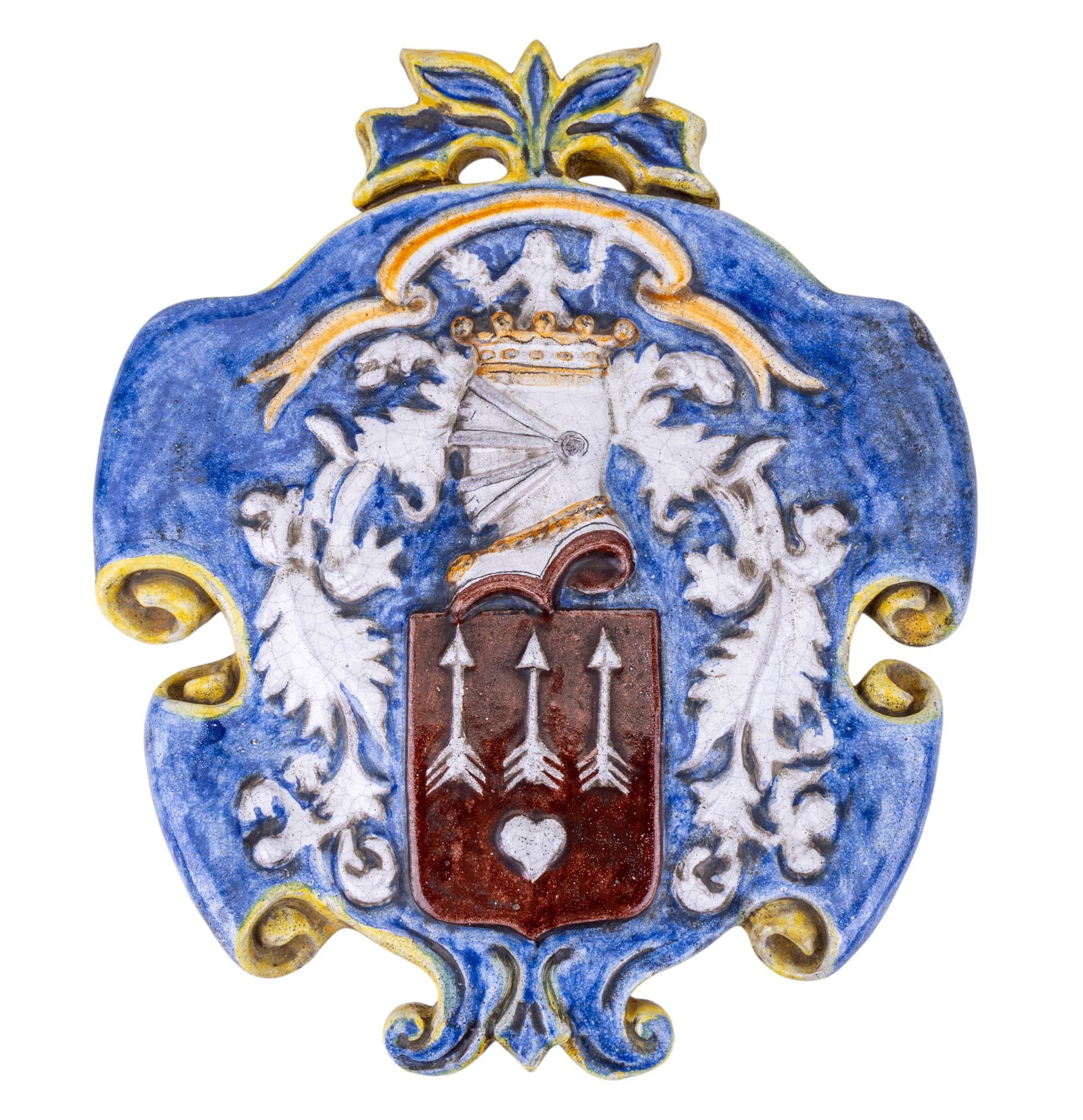 Hand-Painted Ceramic Wall Plaque (1 of 10)