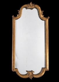 Vintage Italian Carved and Gilded Mirror