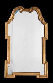 Vintage Italian Carved and Gilded Mirror