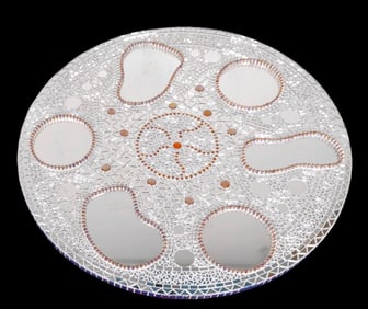 Mixed-Media Mosaic Mirror
