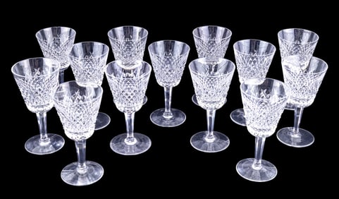 Waterford Alana Crystal Claret Wine Glasses (13)