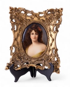 KPM Painted Porcelain Plaque