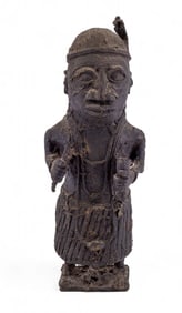 African Benin Bronze Figure