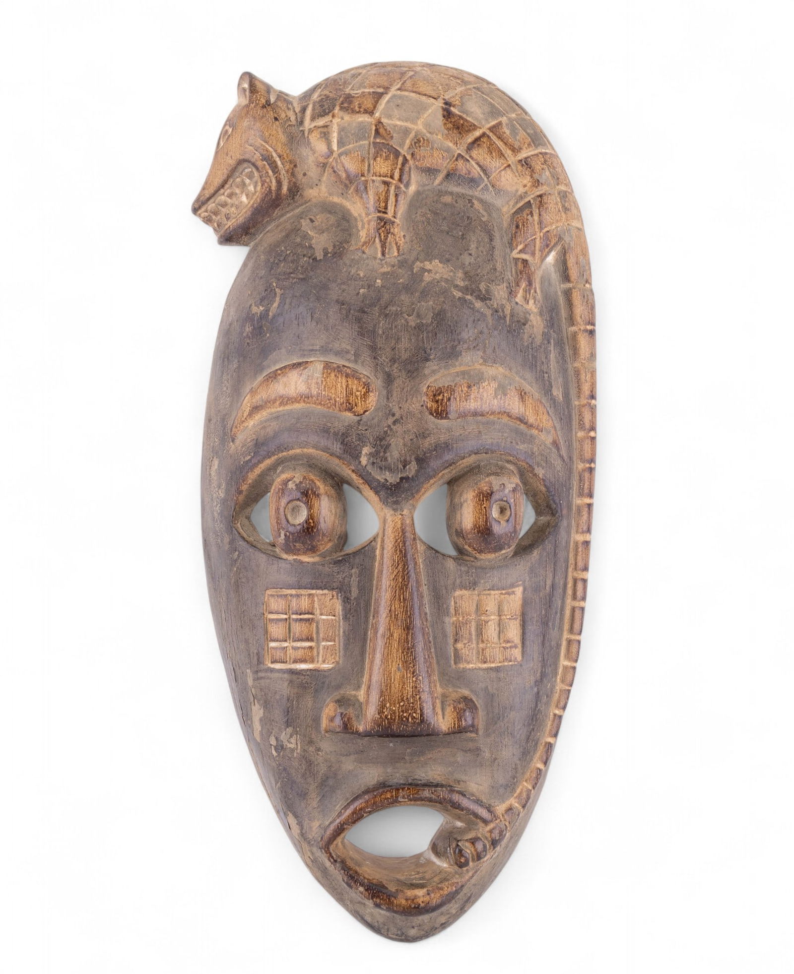 Indonesian Carved Wooden Animal Mask (1 of 9)