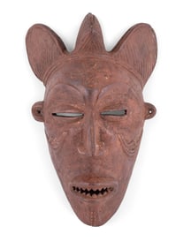 Chokwe Carved Wooden Mask