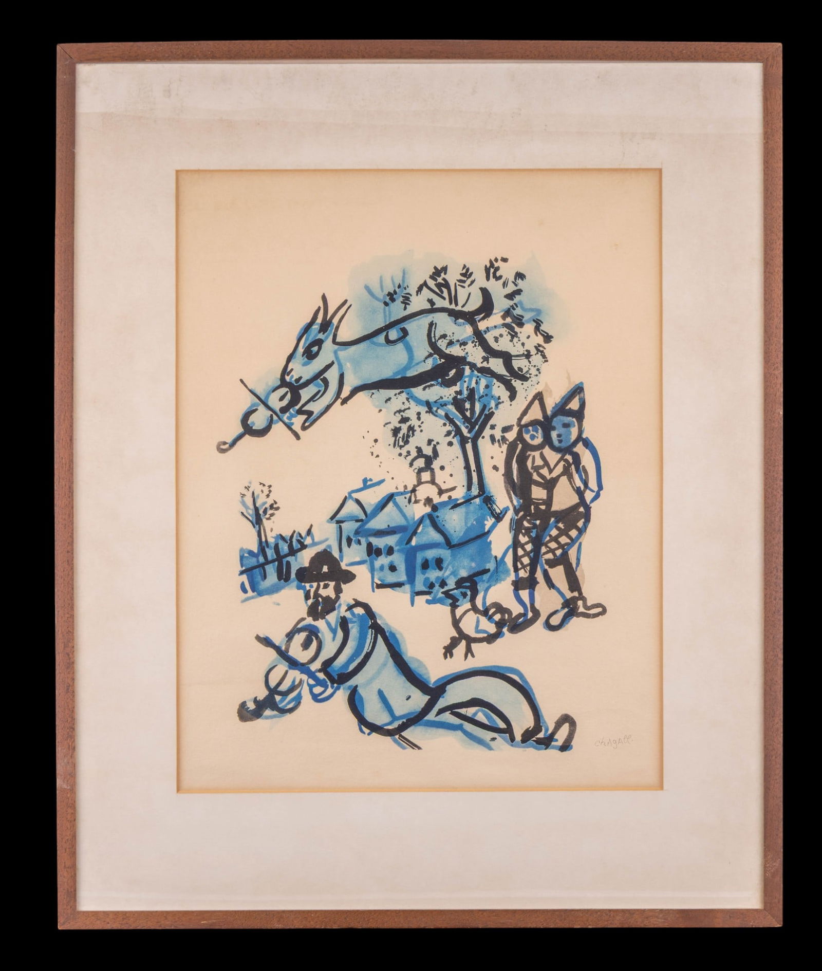 After Marc Chagall (Fr, 1887-1985) Signed Print (1 of 8)