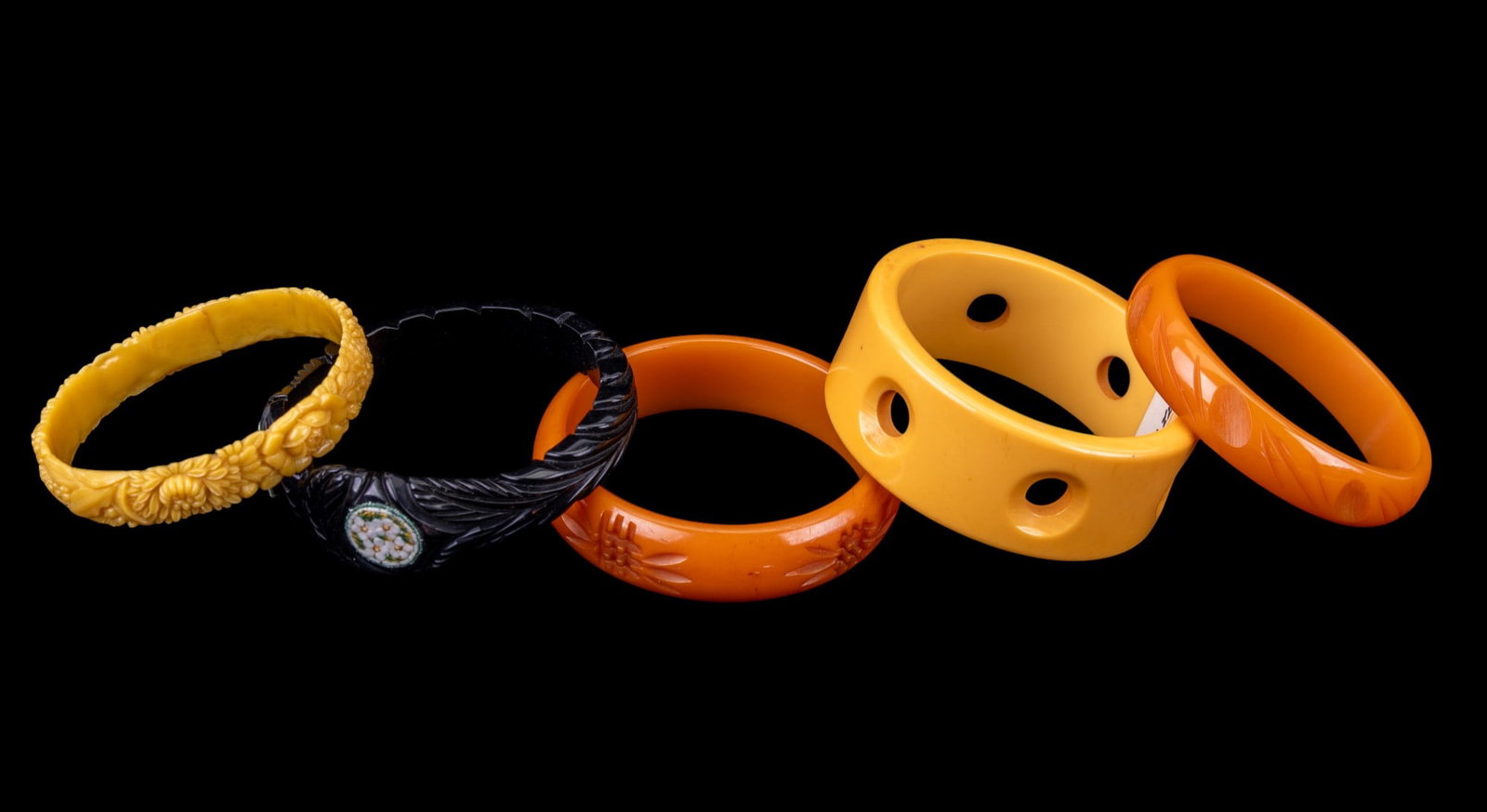 Bakelite and Other Assorted Bangles (1 of 6)