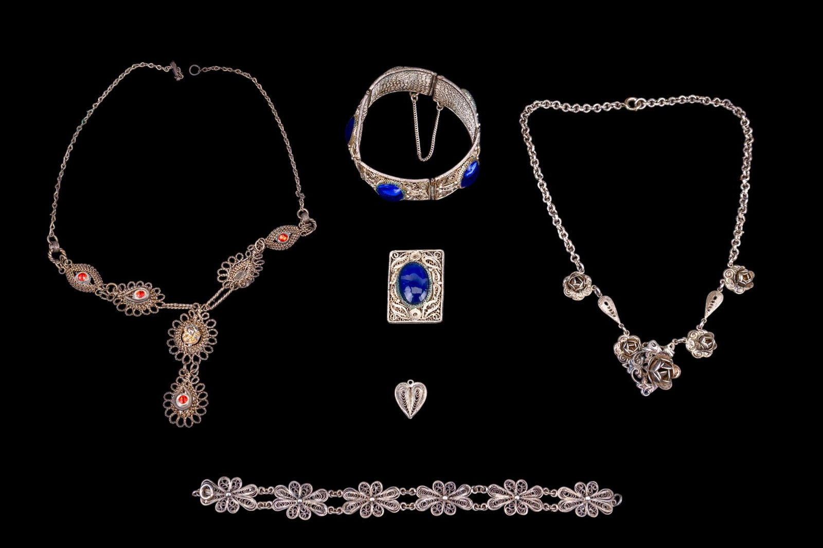 Filigree Jewelry, Vintage (1 of 8)