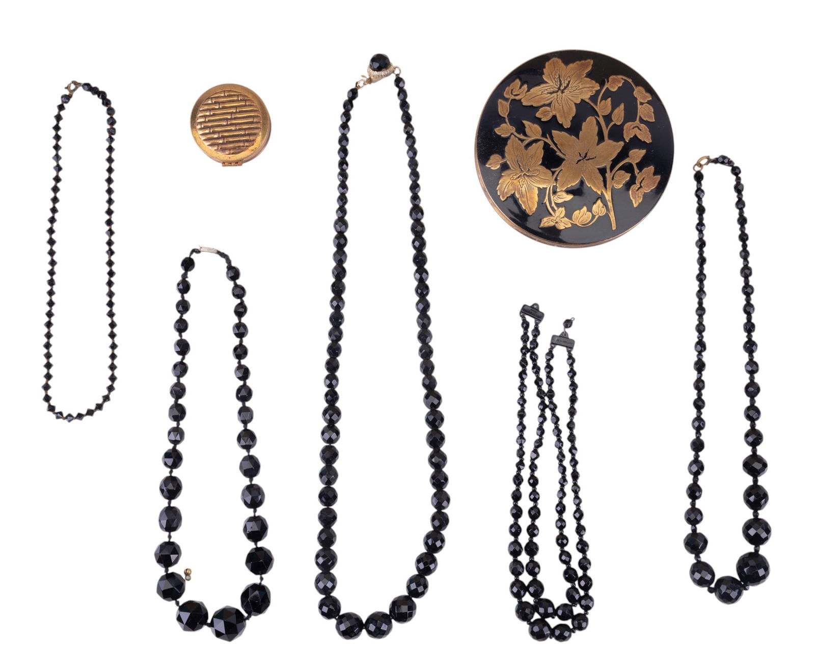 Jet Black Necklaces + Two Compacts (1 of 7)