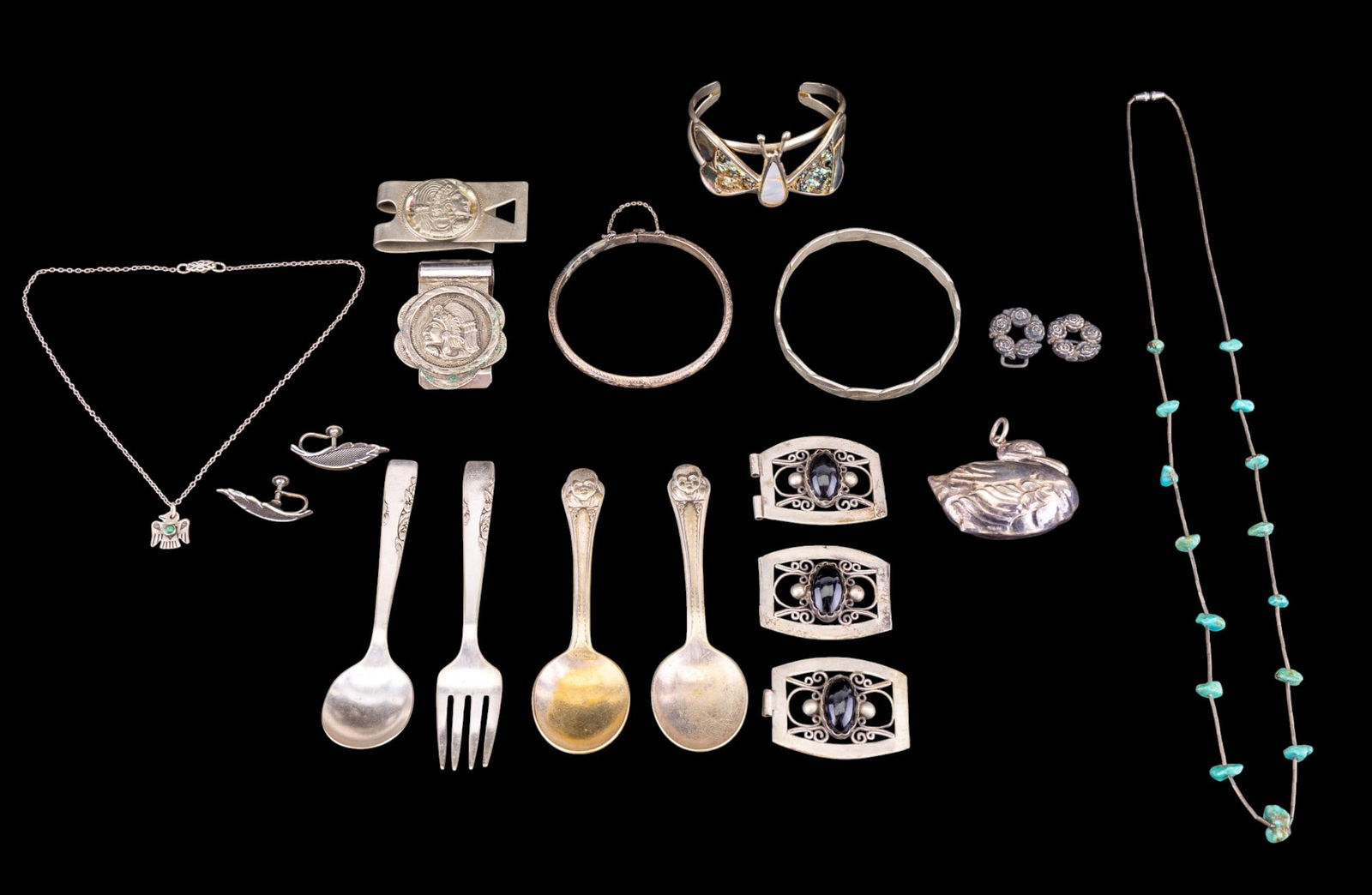 Sterling & Other Jewelry, Baby Utensils (1 of 20)