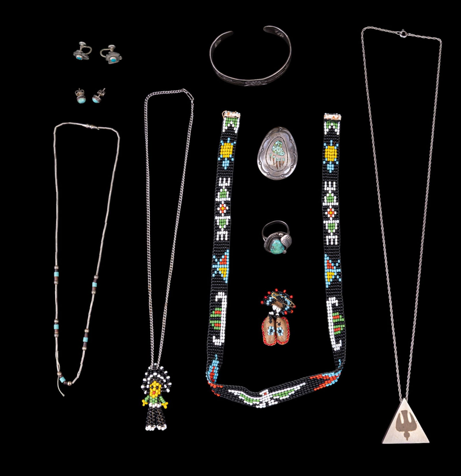 Native Silver and Turquoise Jewelry (1 of 18)