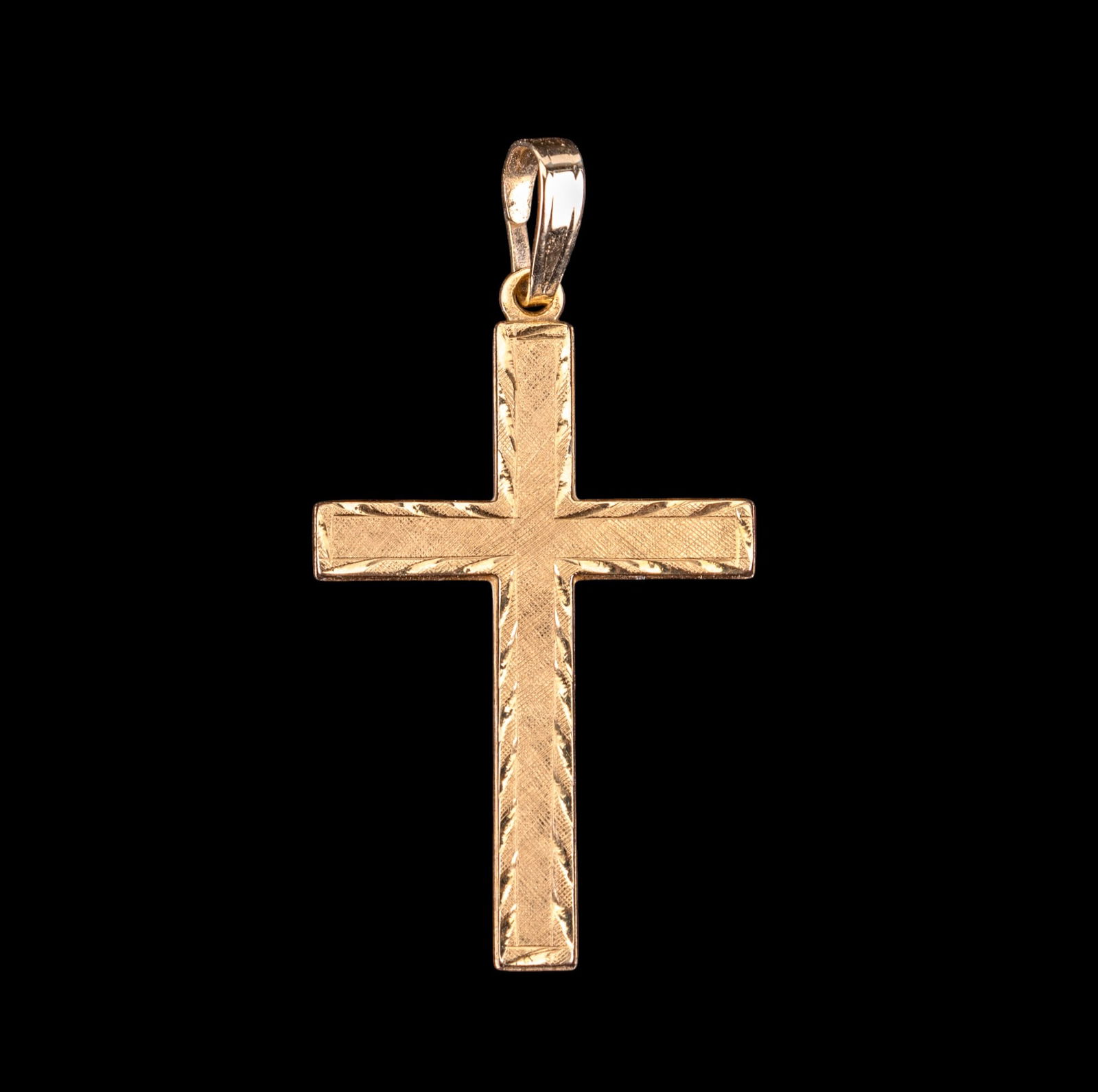Gold Crucifix Pendant 14K (1 of 4)