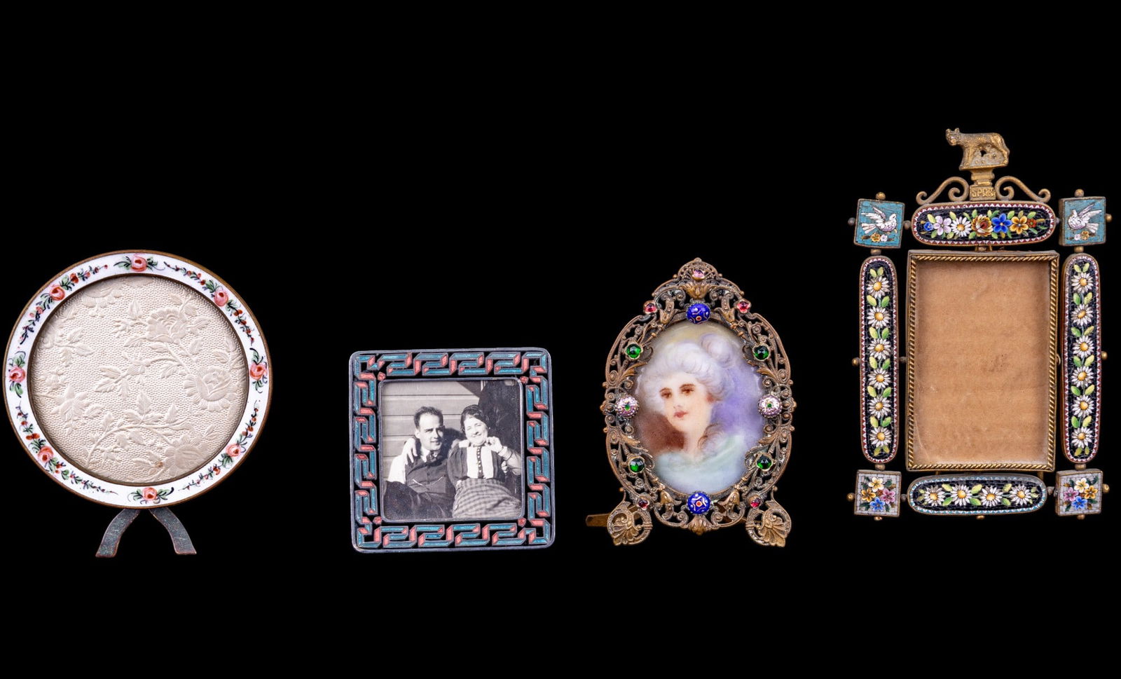 Early Vintage Miniature Photo Frames (1 of 8)